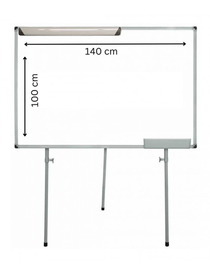 Tabla Flipchart  100x140cm  Interpano  telescopica  magnetica