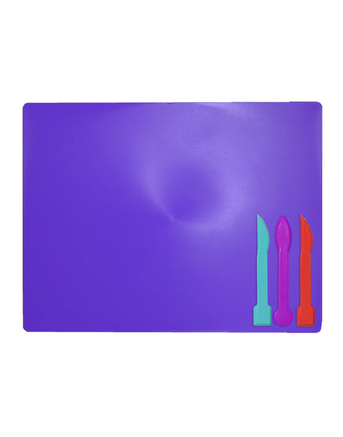 Tabla p/u modelare  cu 3 instrumente violet