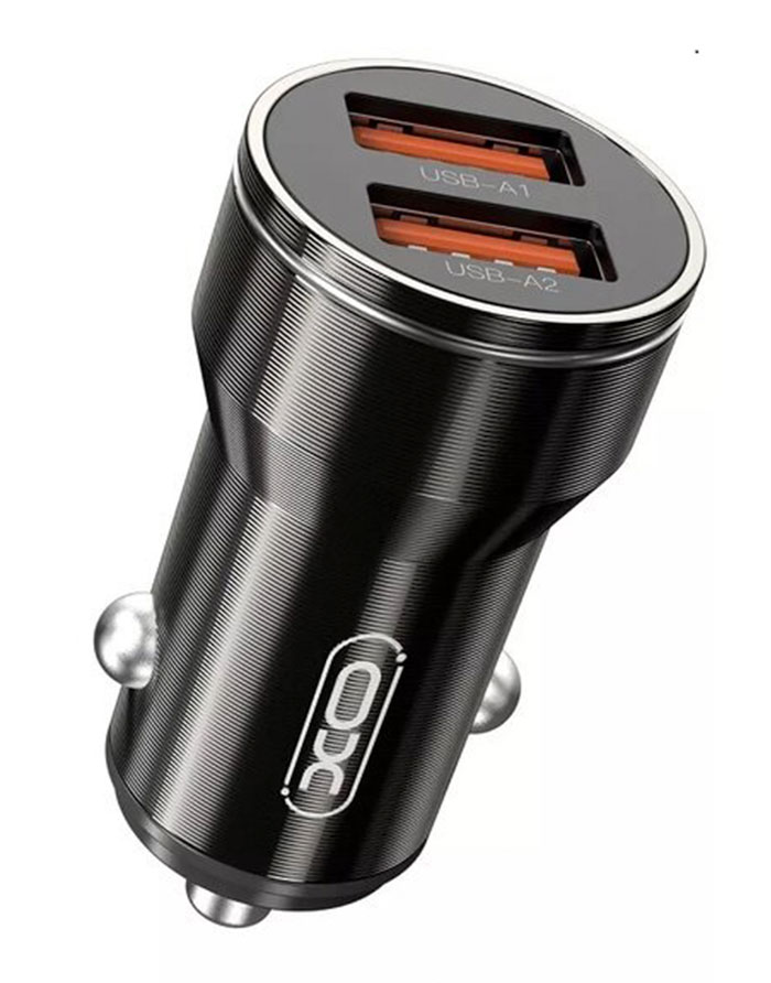 Priza Automobil incarcator 2.4A 12V USB dublu XO