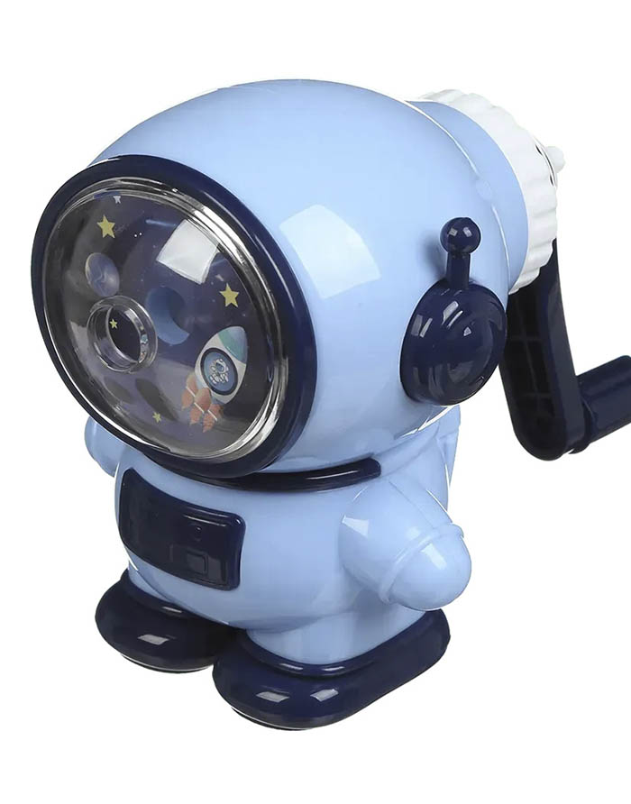 Ascuțitoare mecanică SPACEMAN  albastră  KIDS Line