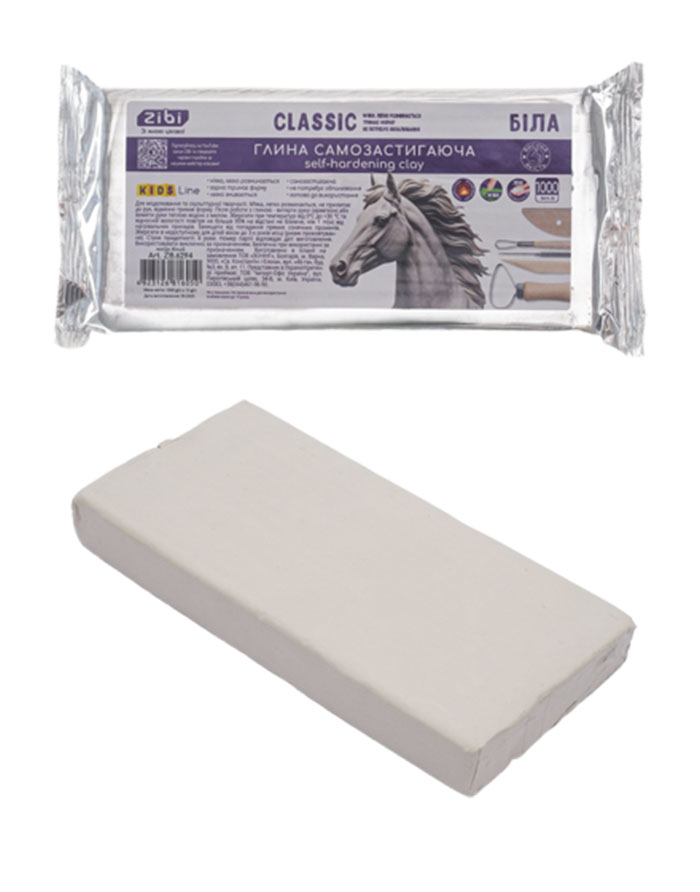 Lut modelabil CLASSIC care se întărește singură  1 kg  albă